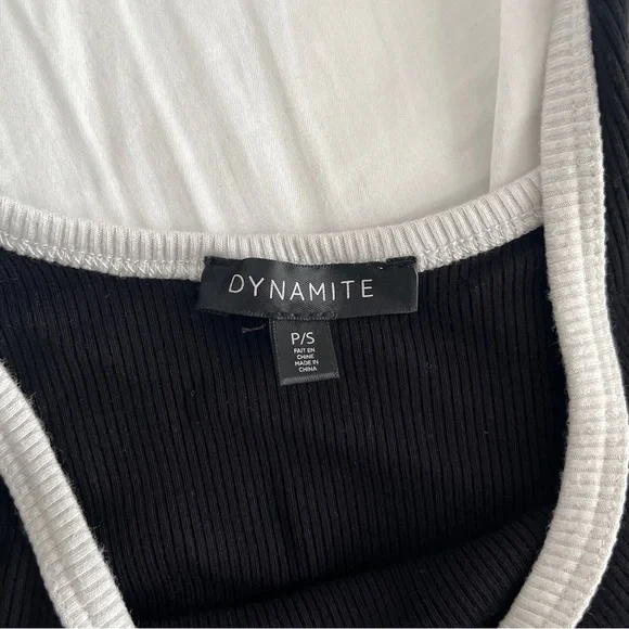 Dynamite - Ribbed Scoop Tank Top - Picture 2 of 4